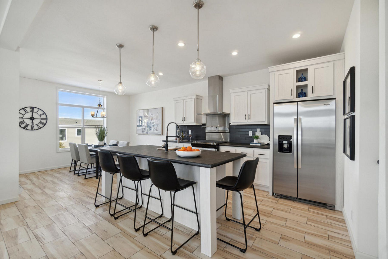 Champion Homes Nova-L kitchen and living area